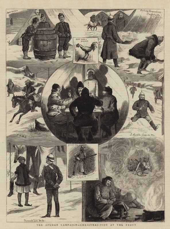 Den afghanske kampagne, juletid ved fronten af William Ralston