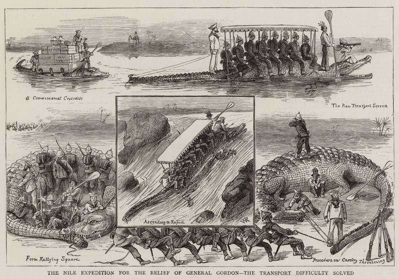 Nil-ekspeditionen til nødhjælp for general Gordon, transportvanskeligheden løst af William Ralston