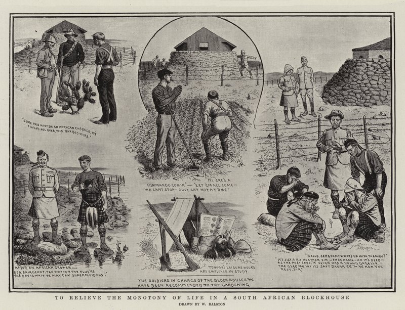 For at afhjælpe livets monotoni i et sydafrikansk blokhus af William Ralston