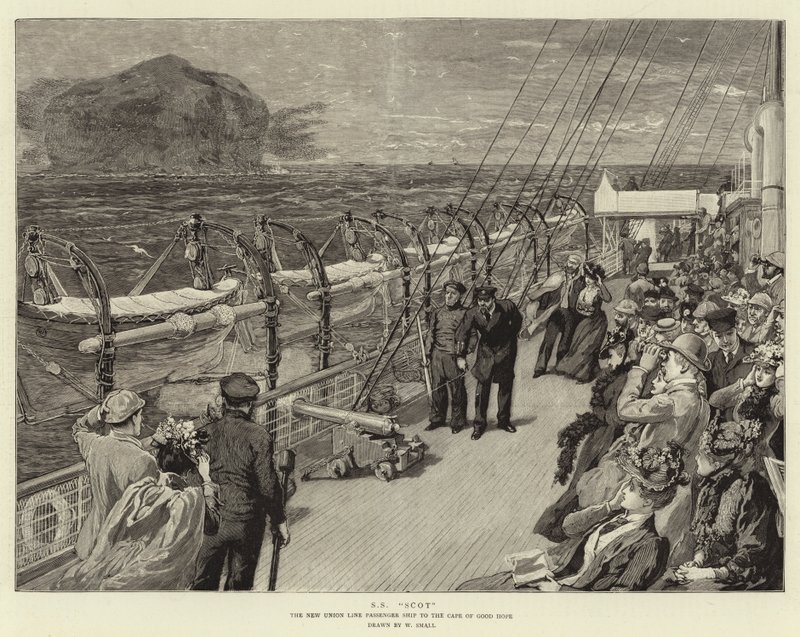 SS Scot, New Union Line passagerskib til Kap det Gode Håb af William Small