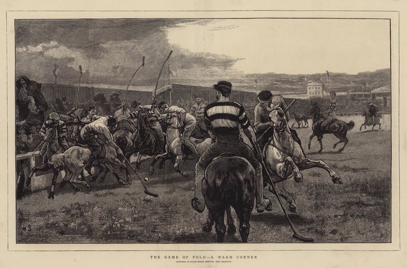 The Game of Polo, et varmt hjørne af William Small