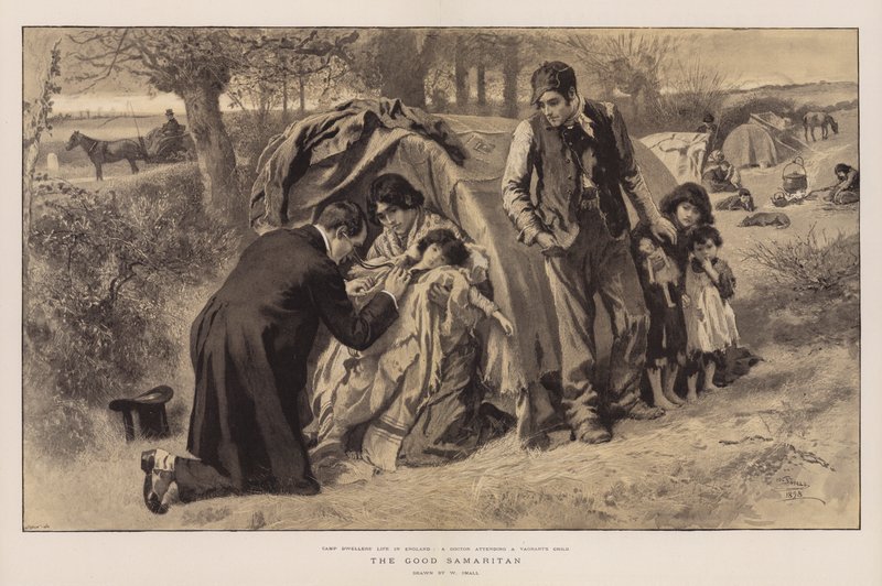 Den barmhjertige samaritaner af William Small