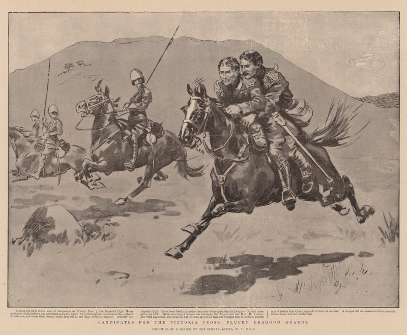 Kandidater til Victoria Cross, Plucky Dragoon Guards af William T. Maud