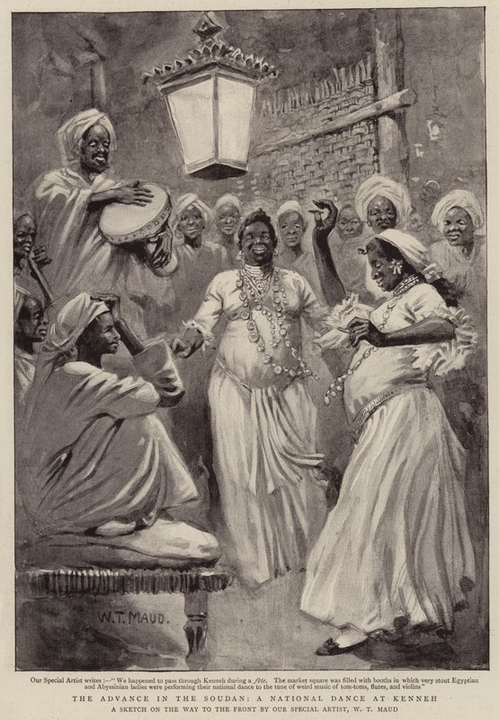 The Advance in the Soudan, en nationaldans på Kenneh af William T. Maud