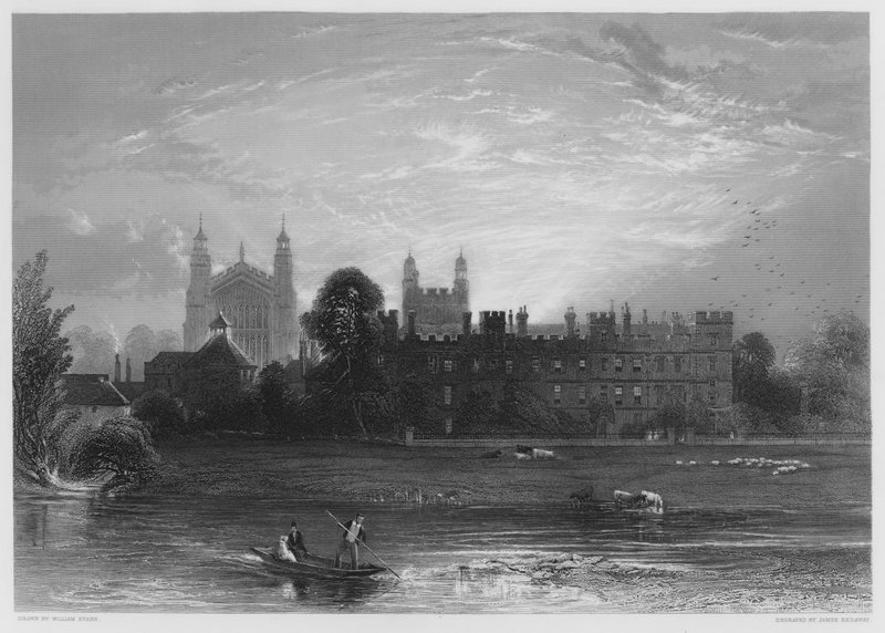 Eton, fra låsene (gravering) af William  Evans
