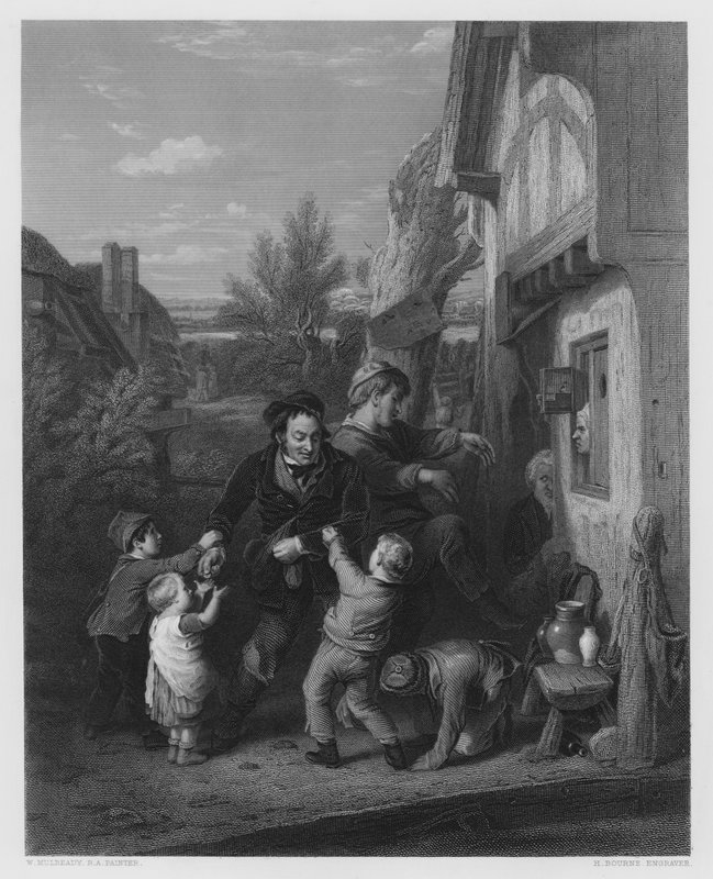 Fair-Time, fra billedet i Vernon Gallery (gravering) af William (after) Mulready