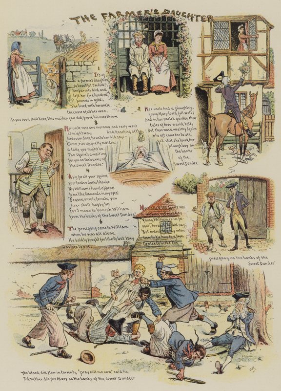 Bondens datter (chromolitho) af William (after) Ralston