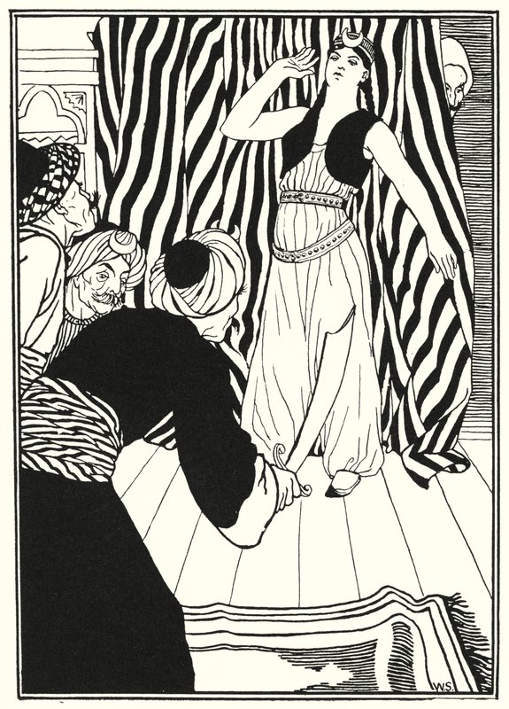 Illustration til baron Munchausens eventyr (gravering) af William (after) Strang