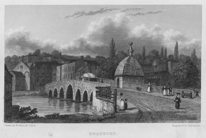 Bradford (gravering) af William (after) Westall