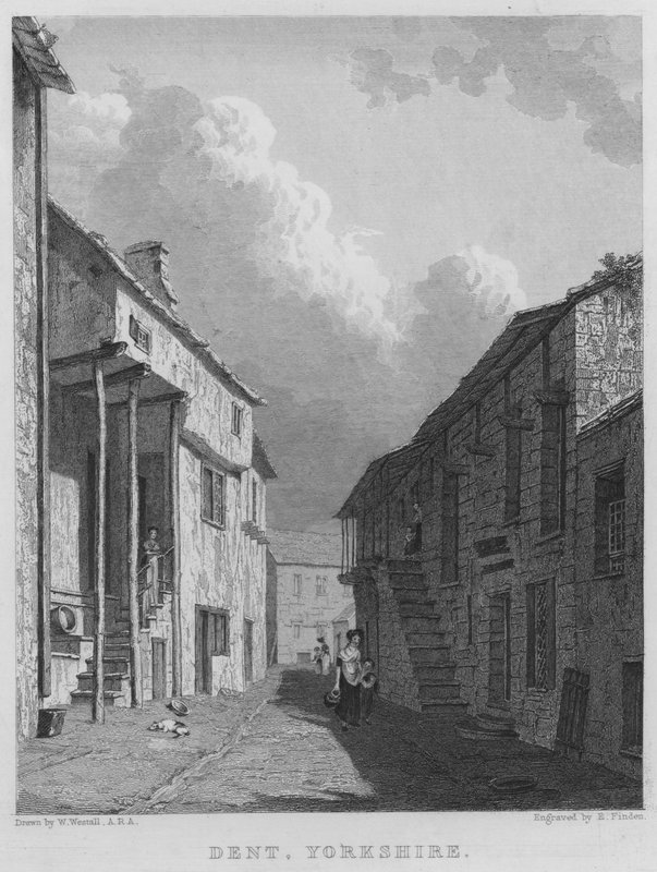 Dent, Yorkshire (gravering) af William (after) Westall