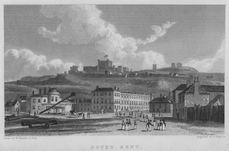 Dover, Kent (gravering) af William (after) Westall