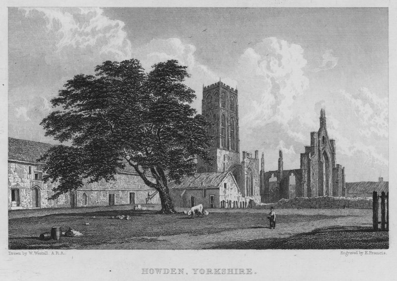 Howden, Yorkshire (gravering) af William (after) Westall
