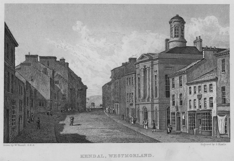 Kendal, Westmorland (gravering) af William (after) Westall