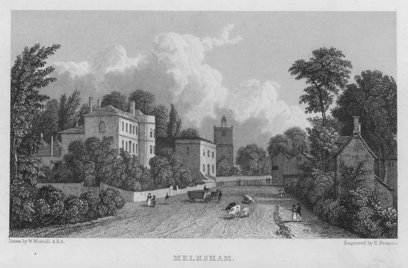 Melksham (gravering) af William (after) Westall