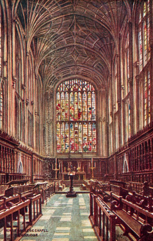 Kings College Chapel, Cambridge af William Affleck Carruthers