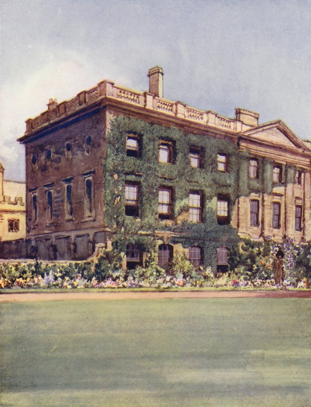Corpus Christi College (farvelitografi) af William Ainsworth Wildman