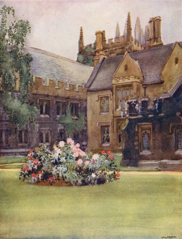 Magdalen College, der viser President