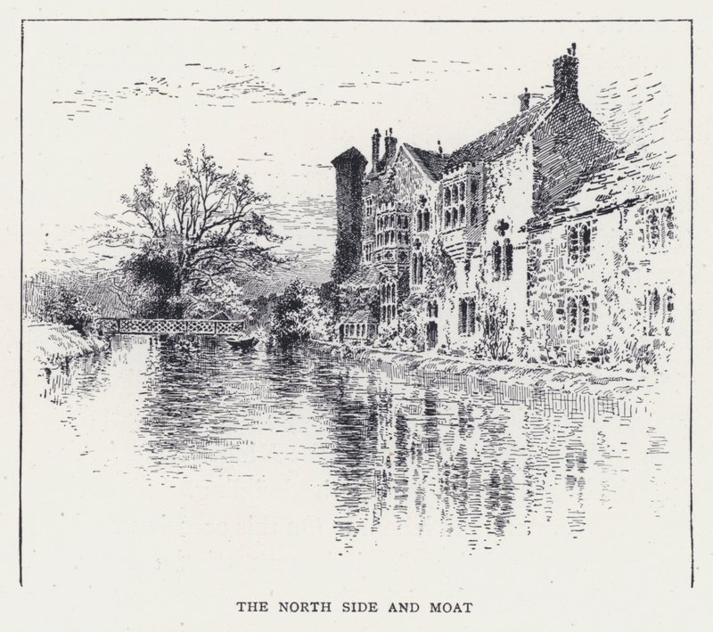 The North Side and Moat (gravering) af William Alexander Ansted