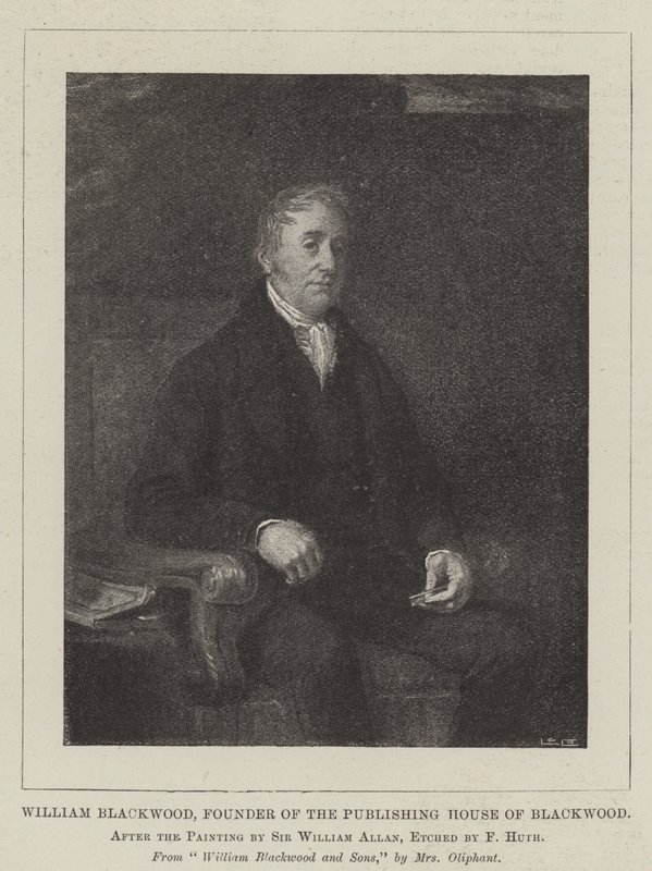 William Blackwood, grundlægger af Publishing House of Blackwood af William Allan