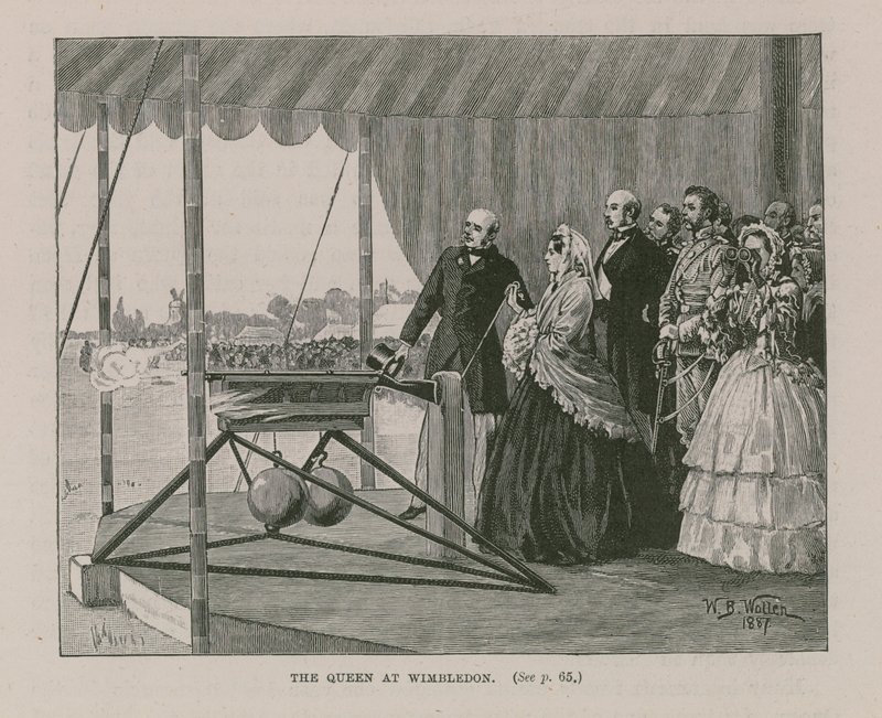 Dronning Victoria ved Wimbledon af William Barnes Wollen
