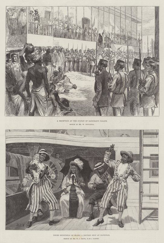 Skitser af Zanzibar af William Barnes Wollen