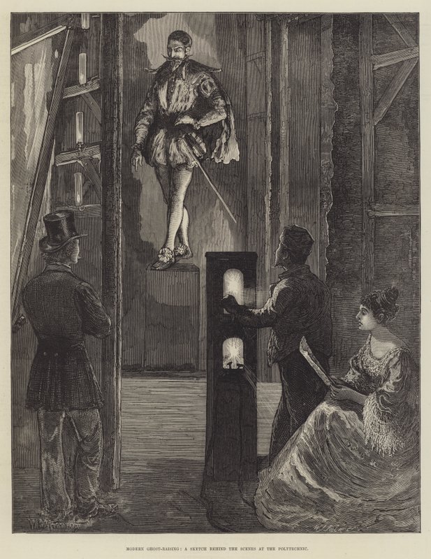 Modern Ghost-Raising, en skitse bag kulisserne på Polyteknisk Læreanstalt af William Bazett Murray