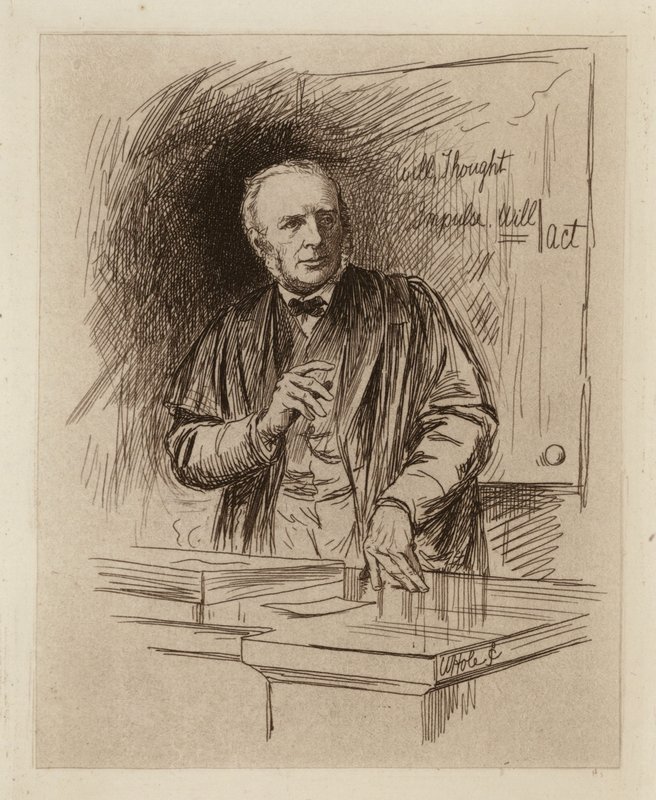 Henry Calderwood, professor i moralfilosofi (kobberstik) af William Brassey (after) Hole