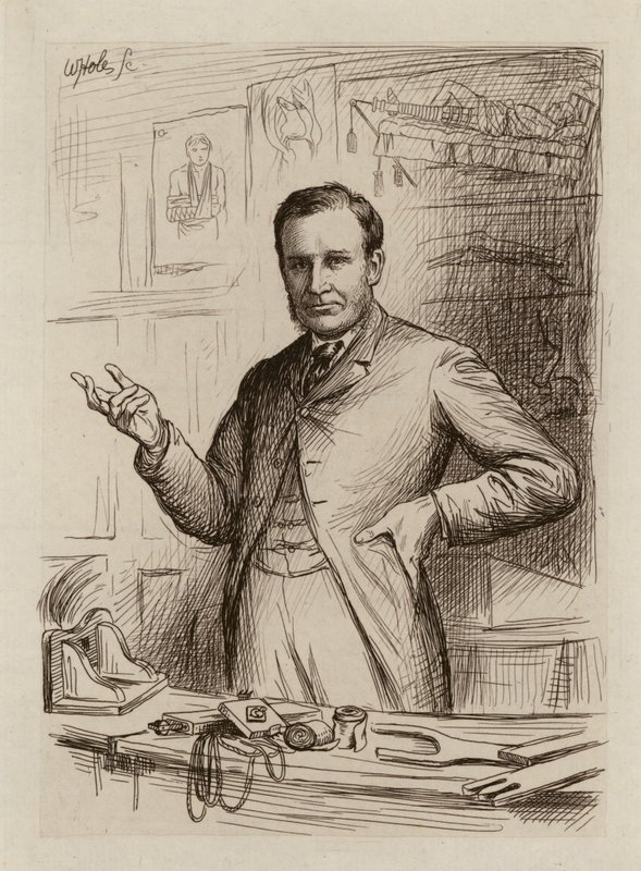 John Chiene, professor i kirurgi (gravering) af William Brassey (after) Hole