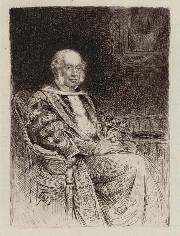 John Inglis of Glencorse, Lord Justice General of Scotland, kansler (kobberstik) af William Brassey (after) Hole