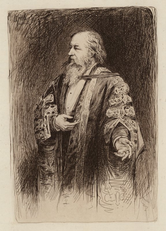 Sir Alexander Grant, vicekansler og rektor (kobberstik) af William Brassey (after) Hole