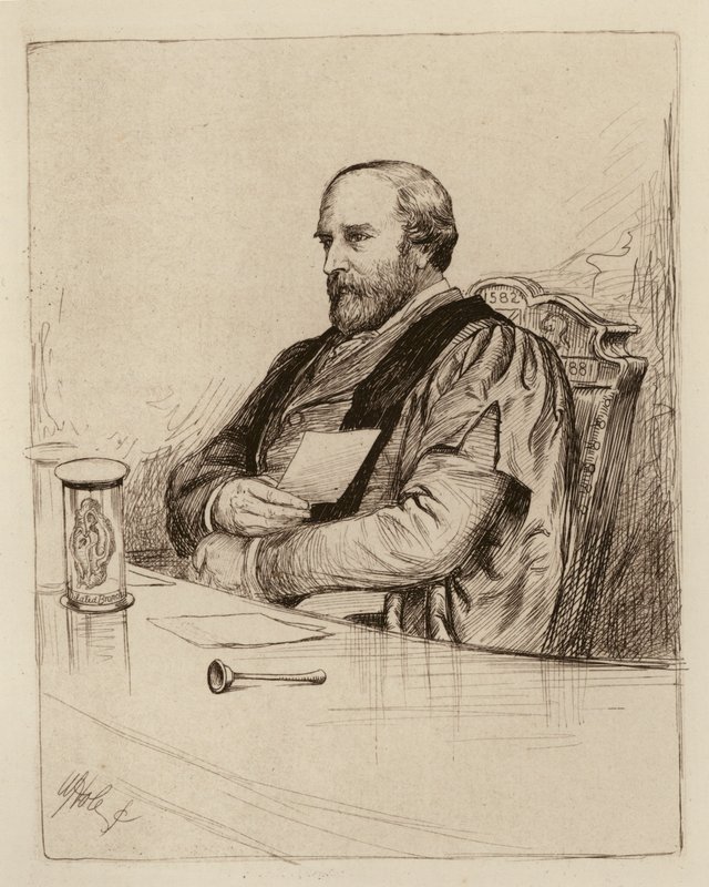 Thomas Grainger Stewart, professor i praktisk fysik (kobberstik) af William Brassey (after) Hole