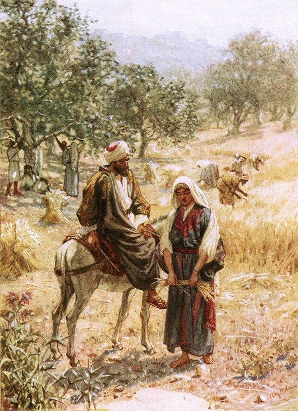 Boaz og Ruth af William Brassey Hole
