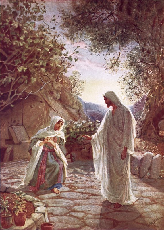 Jesus åbenbarer sig for Maria Magdalene af William Brassey Hole