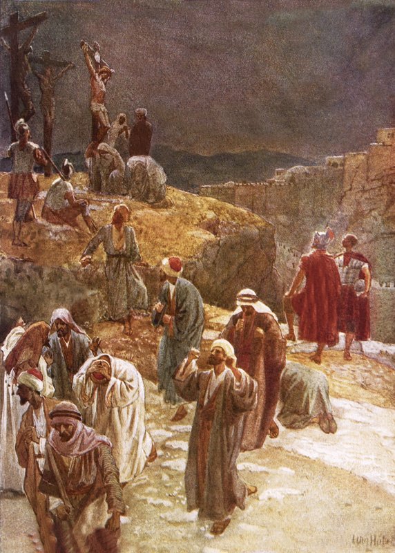 Jesus opgiver ånden af William Brassey Hole