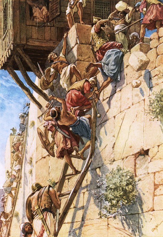 Erobringen af Jerusalem fra jebusitterne af William Brassey Hole