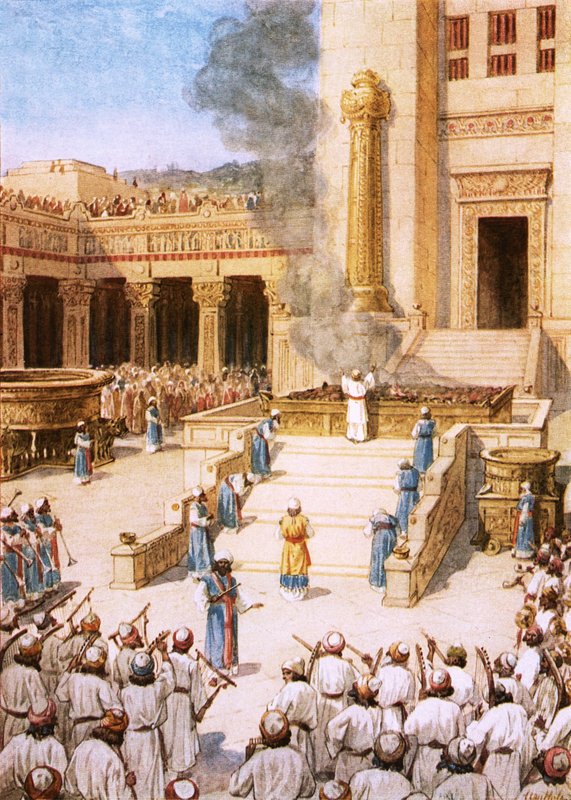 Indvielsen af templet af William Brassey Hole