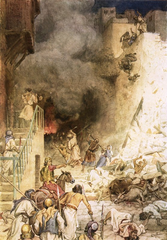 Ødelæggelsen af Jeriko af William Brassey Hole