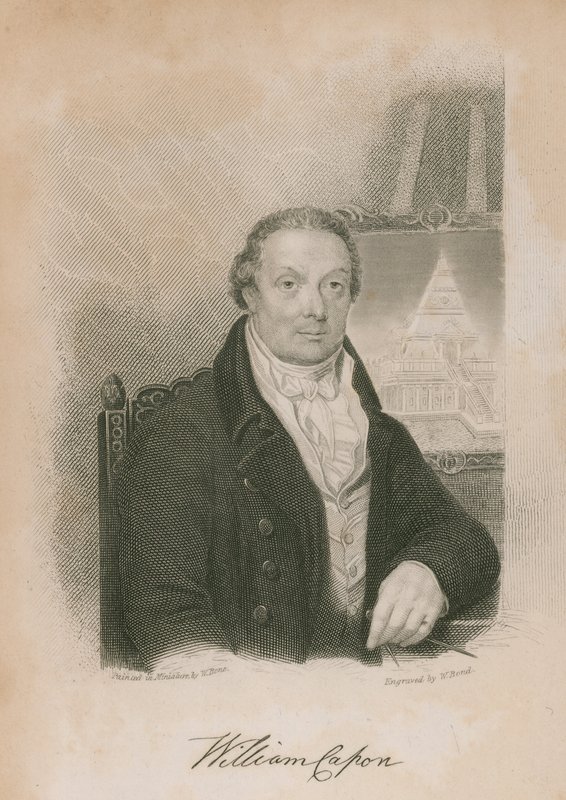 William Capon, tegner og maler af arkitektur og landskaber til hans afdøde kongelige højhed hertugen af York af William Capon