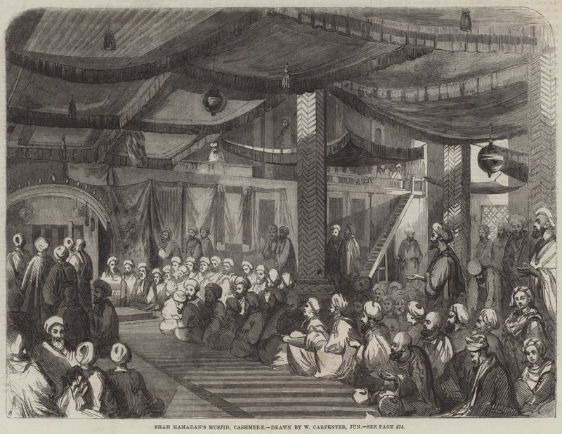 Shah Hamdan Masjid, Cashmere af William Carpenter