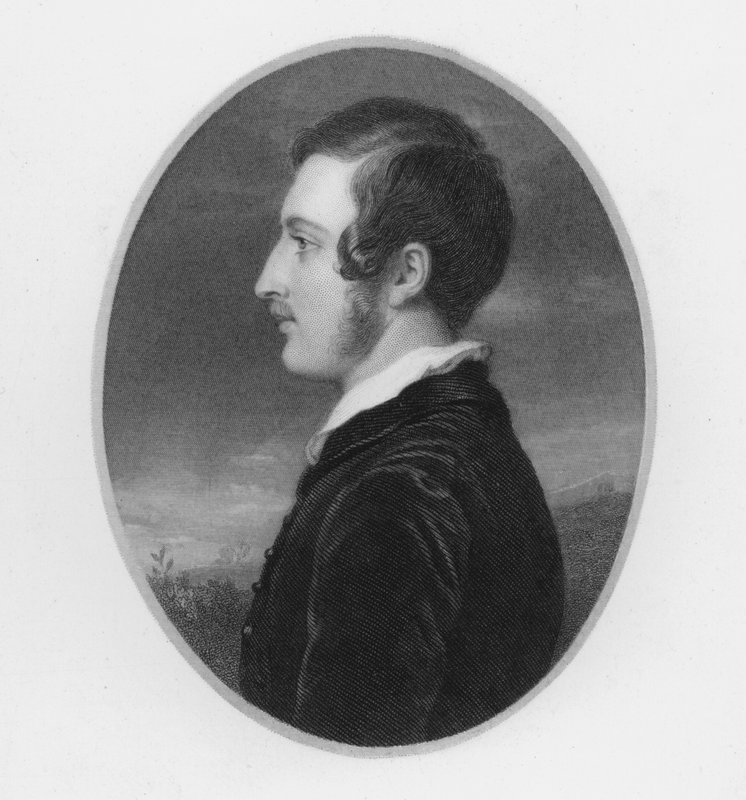 Prins Albert, i en alder af tyve (gravering) af William Charles (after) Ross