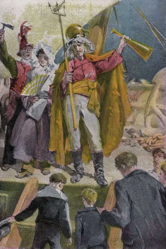 Illustration til Peter Hvalfangeren af William Christian Symons