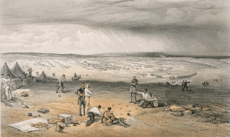 3. divisions lejr, 9. juli 1855 af William Crimea Simpson