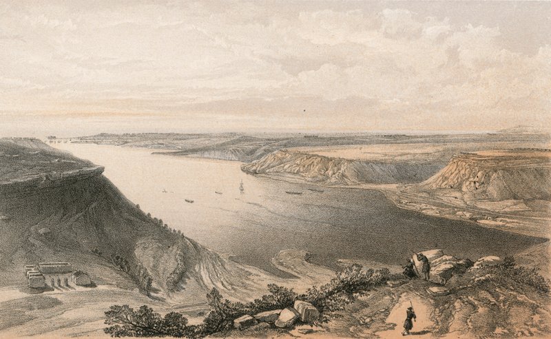Nordsiden af havnen i Sebastopol fra toppen af havnen, 22. juni 1855 af William Crimea Simpson