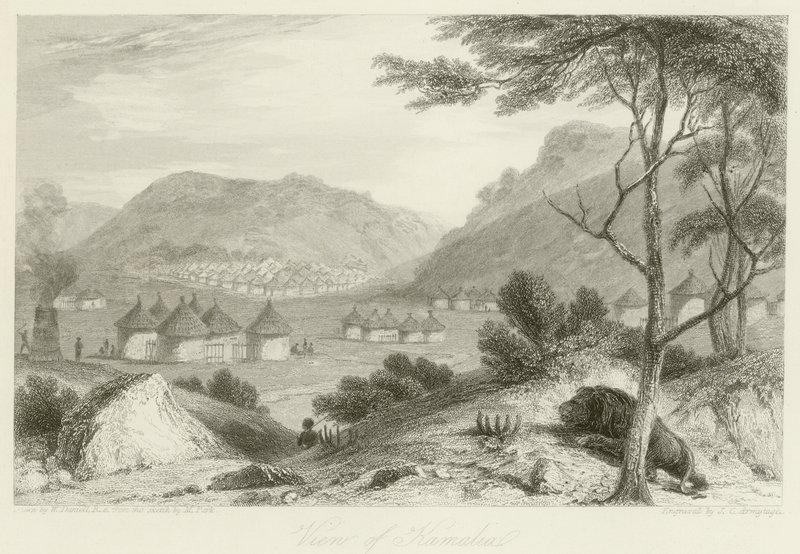 Udsigt over Kamalia af William Daniell
