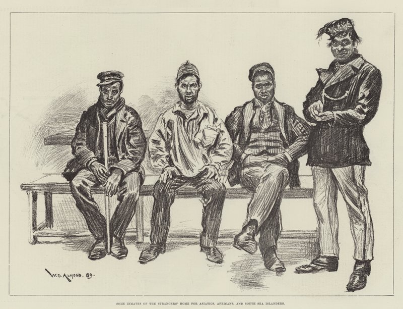 Nogle indsatte i de fremmedes hjem for asiater, afrikanere og sydhavsøboere af William Douglas Almond