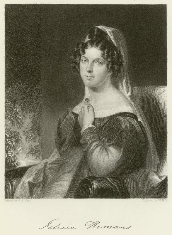 Felicia Hemans af William Edward West