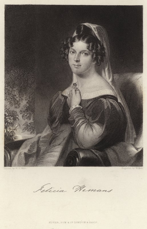 Felicia Hemans af William Edward West
