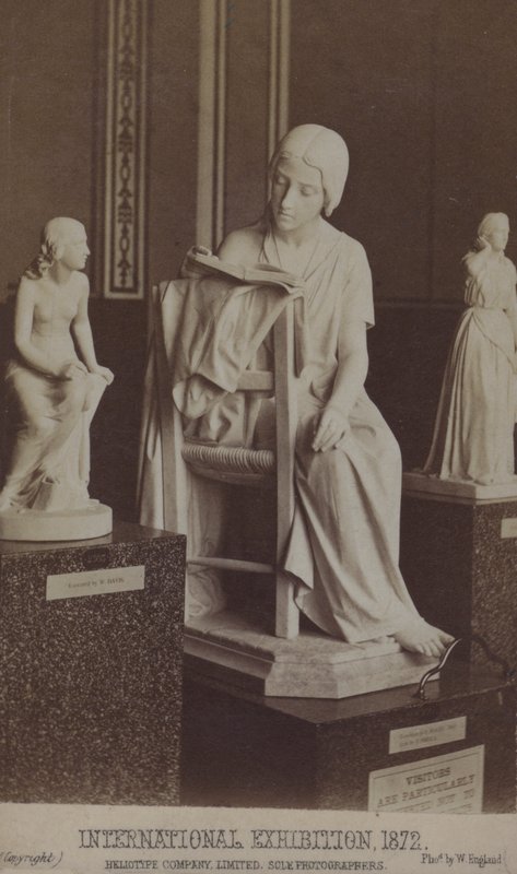 Statuer udstillet på den internationale udstilling, London af William England