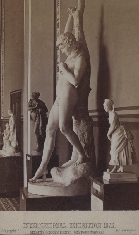 Statuer udstillet på den internationale udstilling, London af William England