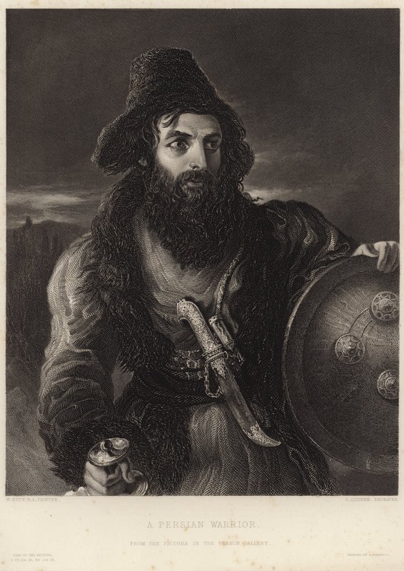 En persisk kriger af William Etty